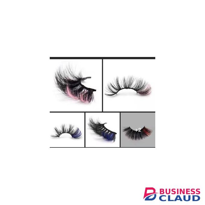 Colored Lashes 3d Dramatic Colorful False Eyelashes