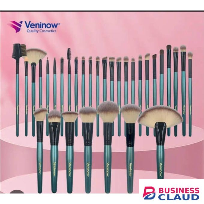veninow 32 pcs professional make up brushes with a bag