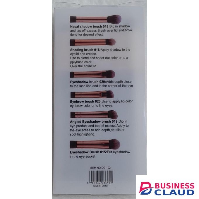 Daroge 6 in 1 Eye Shadow Brushes