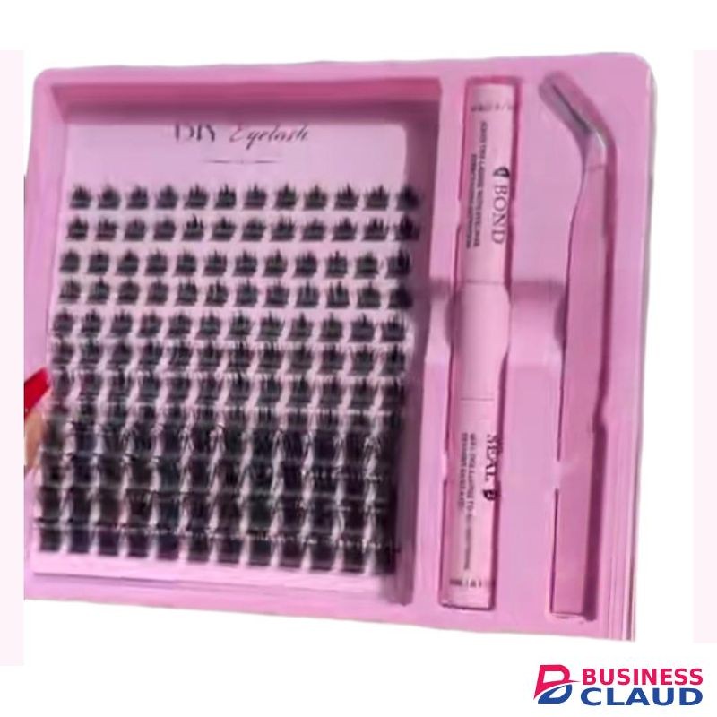 Lash Extension Kit Natural Eyelash Extension with Lash Bond,Seal andTweezer