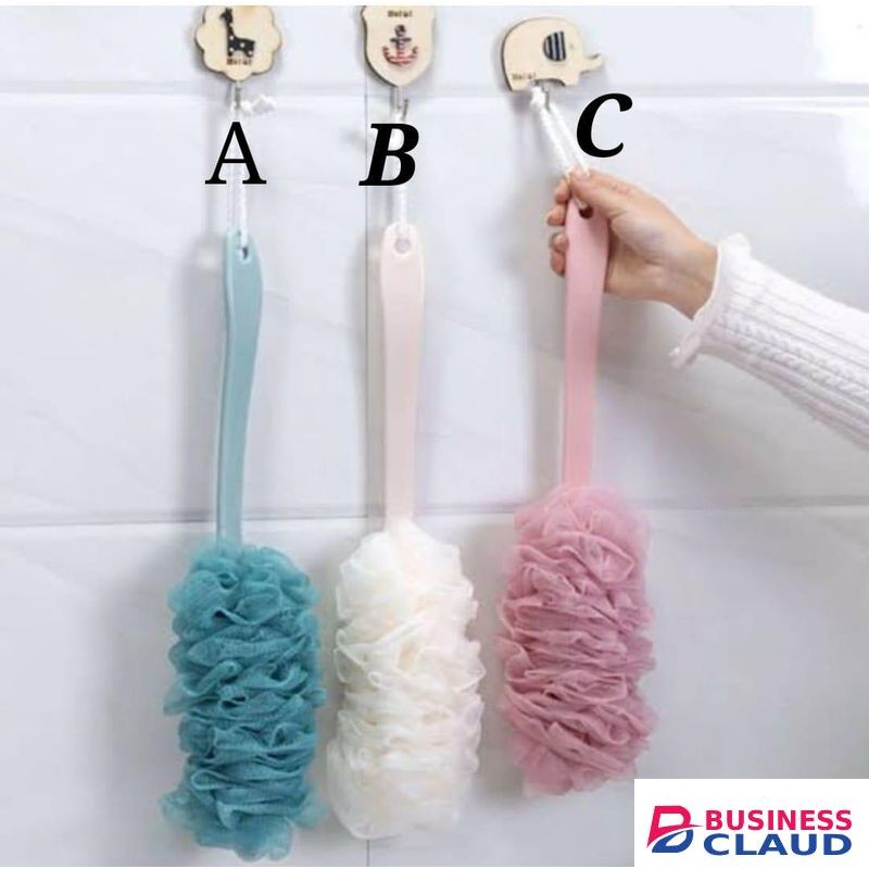 Shower brush with sponge