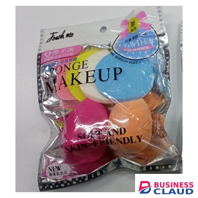 Powder Make Up Puff And A Set Of Soft Make Up Sponges