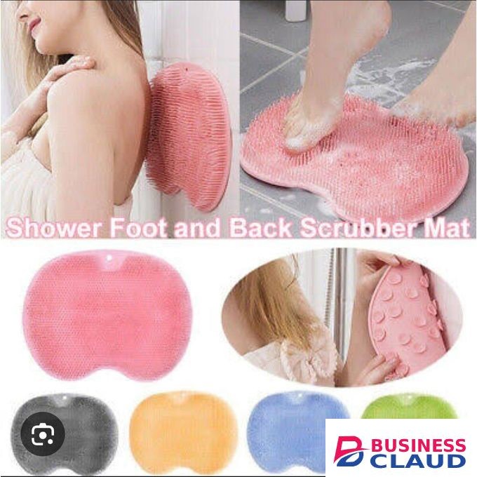 Silicon feet or back scrubber brush Size 21x30cm,Available in 4 colours blue, pink, yellow & green
