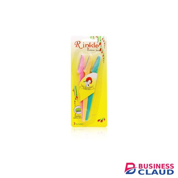 Rinkle Eyebrow Shaper Facial Hairs Razor - 3 Pieces