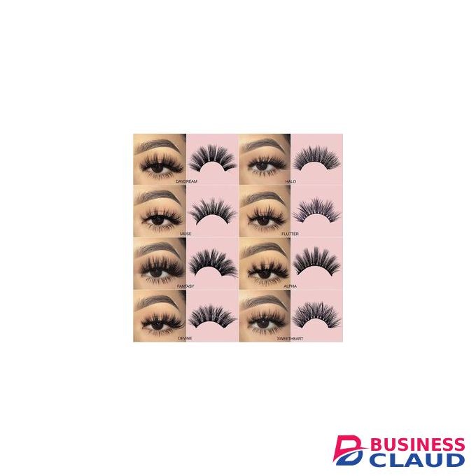 4 Pairs Styles 3D Mixed False Eyelashes