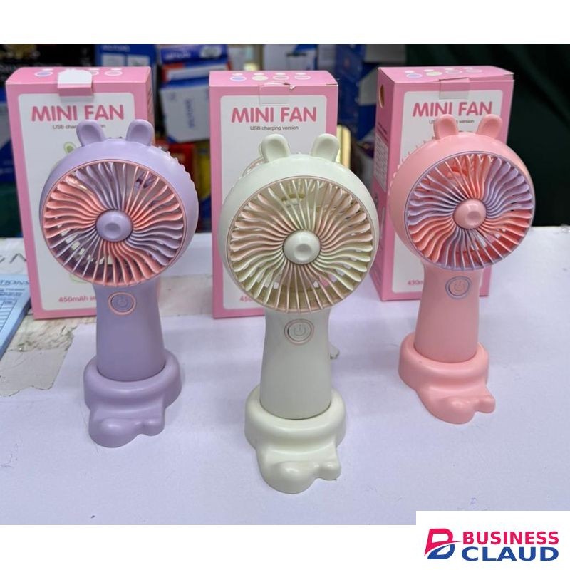 Rabbit handheld fan 3 modes