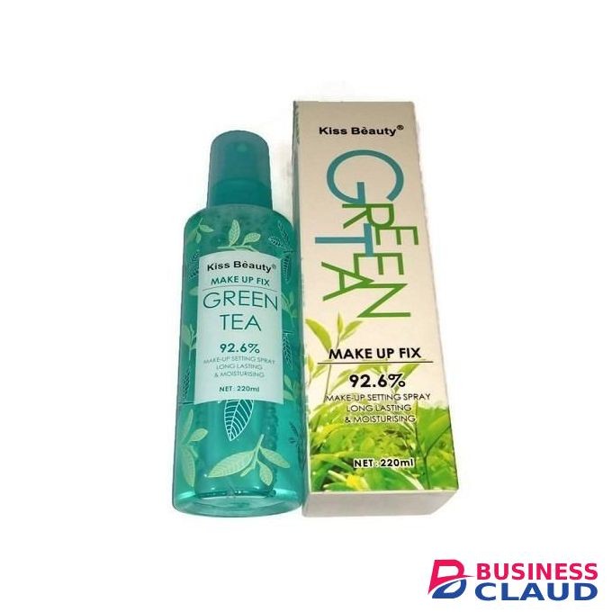 Kiss Beauty Green Tea Make Up Fix spray-220 ml,.