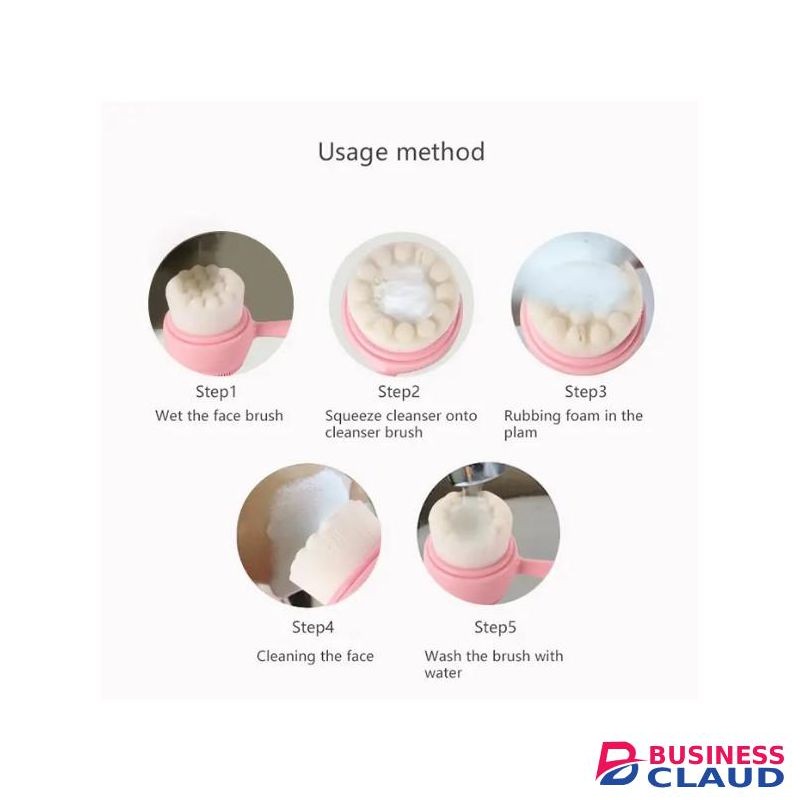Face Brush Double Side Massage Portable Cleansing Tool