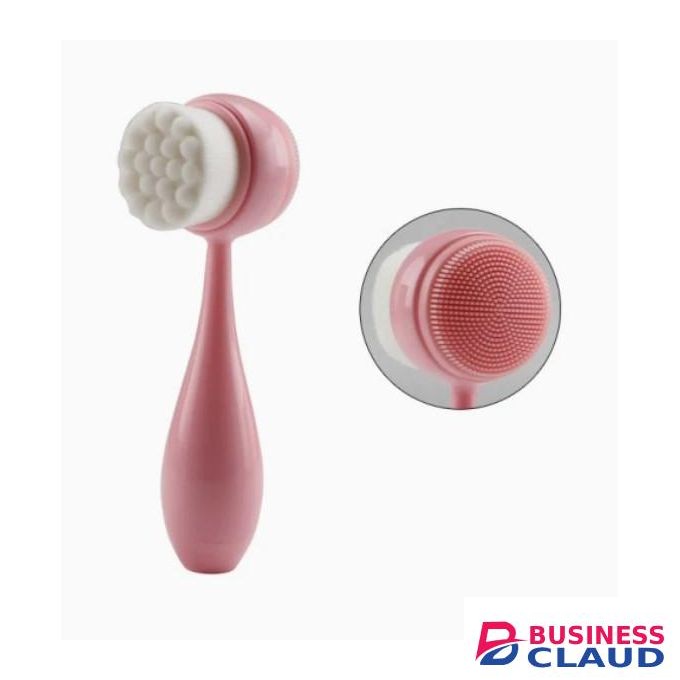 Face Brush Double Side Massage Portable Cleansing Tool
