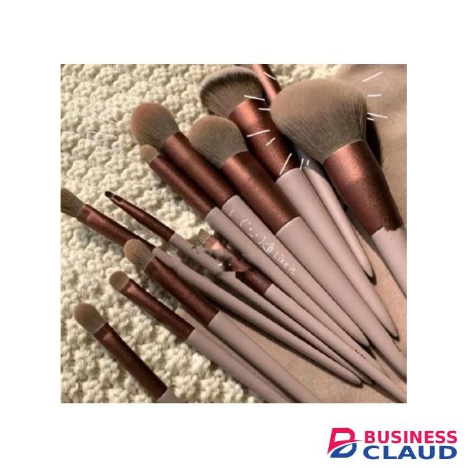 115. 14Pcs Makeup Brushes Set Foundation Powder Eyeshadow Concealer Blending Makeup brush set Beauty Tool with Bag New Arrival