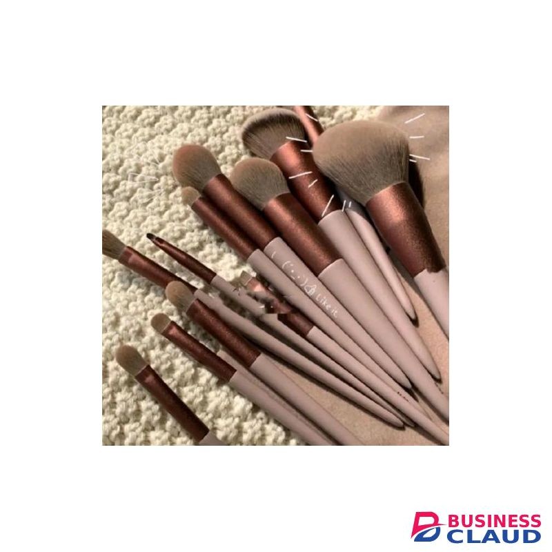 115. 14Pcs Makeup Brushes Set Foundation Powder Eyeshadow Concealer Blending Makeup brush set Beauty Tool with Bag New Arrival