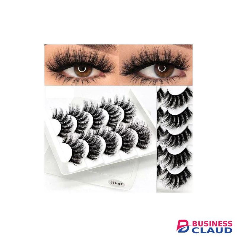 Beauty False Eyelashes Set 3 Pairs Styles 5D,6D,7D Mixed Eyelashes +FREE EYELASH GLUE