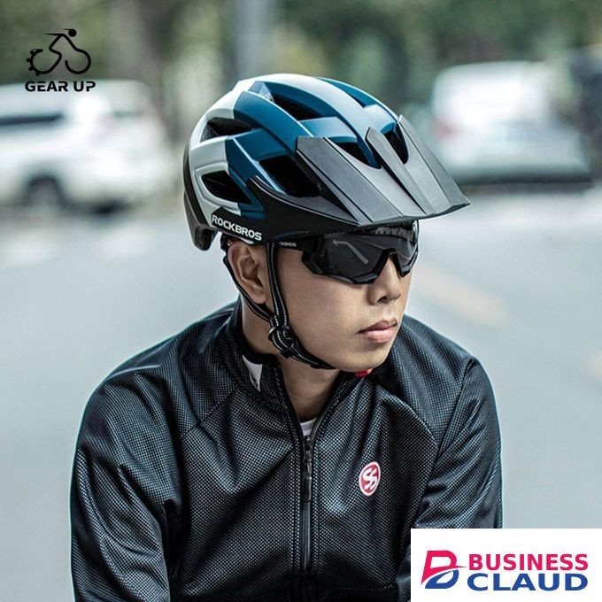 Rockbros Cycling Biking Mountain Bike MTB Trail Helmet with Visor
