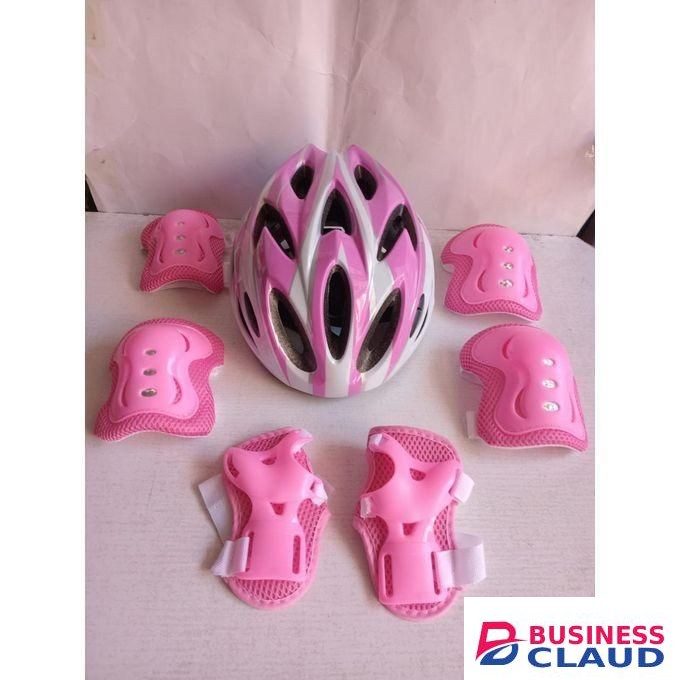 7 in 1 kids helmet and guards protective set cycling and skating