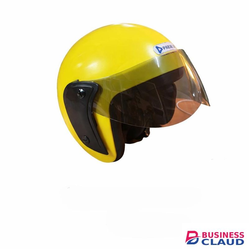 Premier Open face helmet for riders with clear road visibility