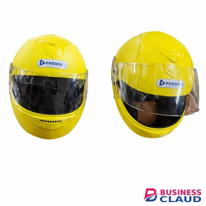 Premier Protective full face riding helmet with clear shield