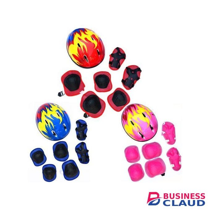 7 in 1 Kids Helmet with Helmet ,Knee,Elbow/wrist Pads Guards Upto 15years
