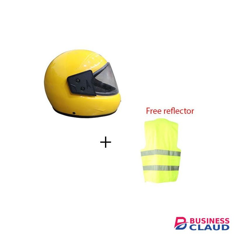Helmet And Reflector Jacket
