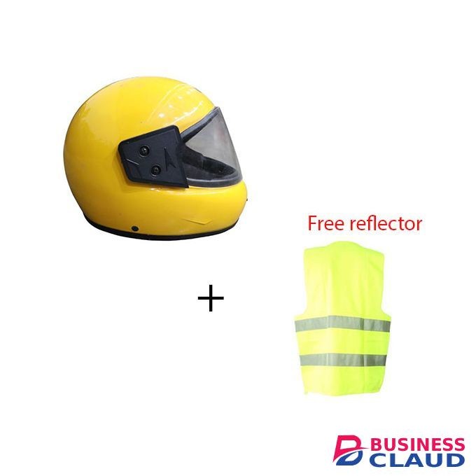 Helmet And Reflector Jacket