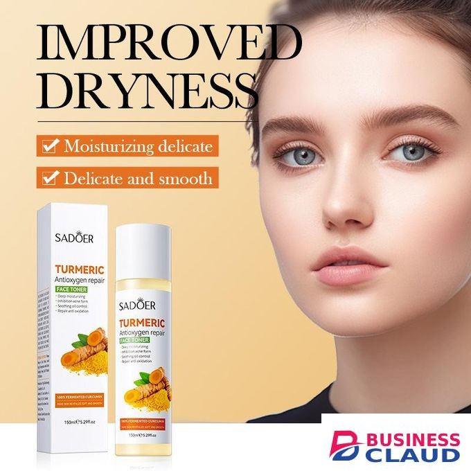 SADOER TURMERIC Antioxygen repair face toner deep moisturizing Soothing oil control dark spots remover