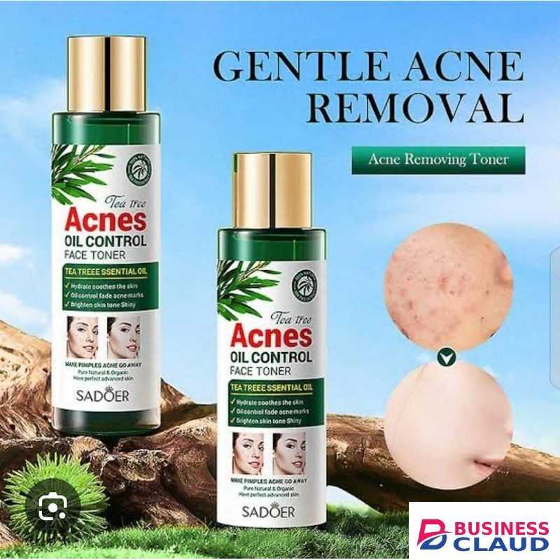 Tea Tree Acnes Oil Control Face Cream + Face Serum +tonner Designed For Acne-prone And Oily Skin