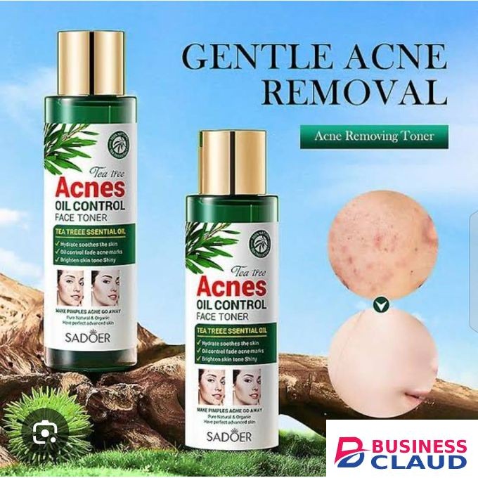 Tea Tree Acnes Oil Control Face Cream + Face Serum +tonner Designed For Acne-prone And Oily Skin