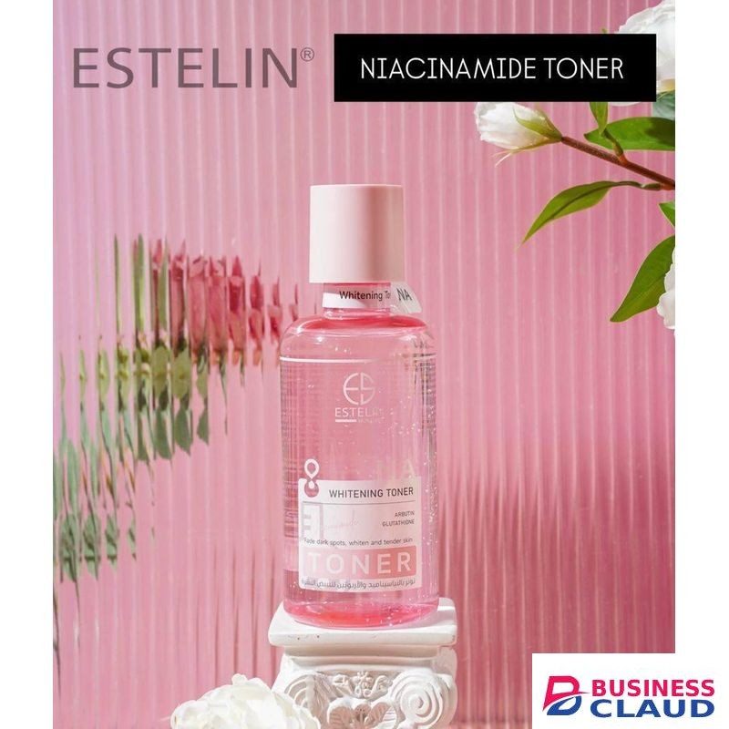 ESTELIN Niacinamide Whitening Toner – 400ml Brightening & Pore-Refining Toner for Clear, Even-Toned Skin