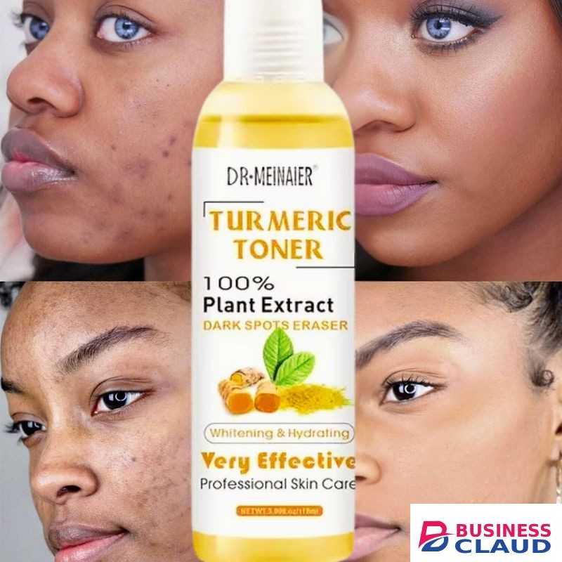 DR MEINAIER Dark Spot Corrector Toner, Turmeric Toner,Face Wash, Brightening Anti-Ageing Toner, Repairs Dullness and Reduces pores