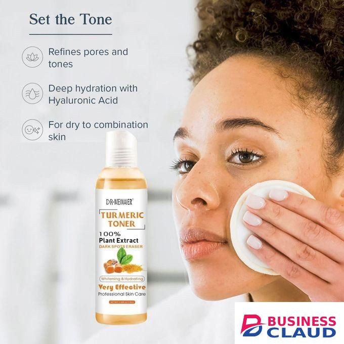 DR MEINAIER Dark Spot Corrector Toner, Turmeric Toner,Face Wash, Brightening Anti-Ageing Toner, Repairs Dullness and Reduces pores
