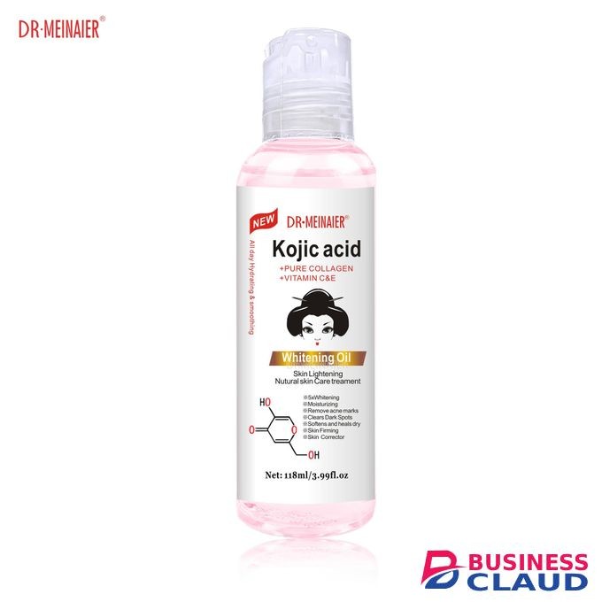 DR MEINAIER Kojic Acid + Collagen + Vitamin C & E Whitening Facial Toner – 118ml - 5X Whitening, Dark Spot Remover, Moisturizing & Skin Firming
