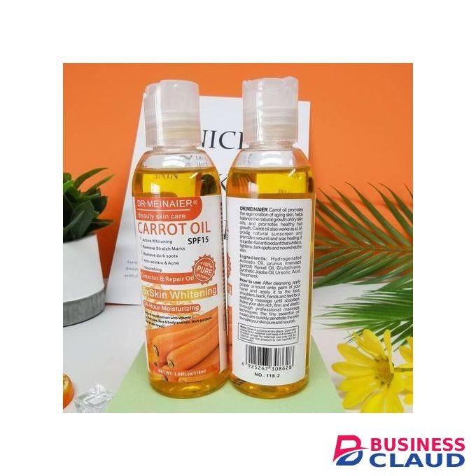 DR MEINAIER Carrot Oil Skin Whitening, Corrector & Repair Oil Moisturizing Oil -118ml