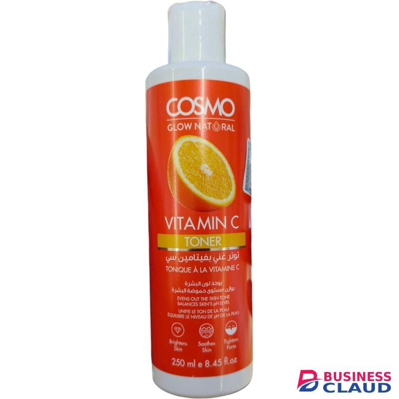 Cosmo Glow Natural Skin Care Vitamin C Toner 250ml jm