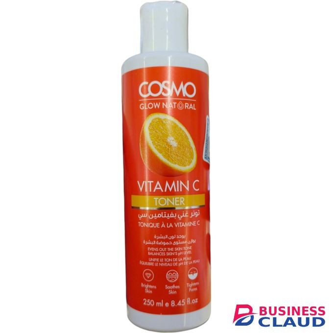 Cosmo Glow Natural Skin Care Vitamin C Toner 250ml jm