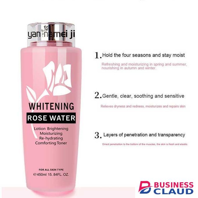 Yan Namei Ji Whitening Rose Water Toner (450ml) Brightening