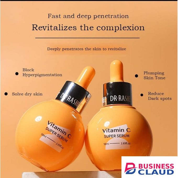 DR RASHEL Brightening Super Serum with Vitamin C – Radiant & Even Skin Tone