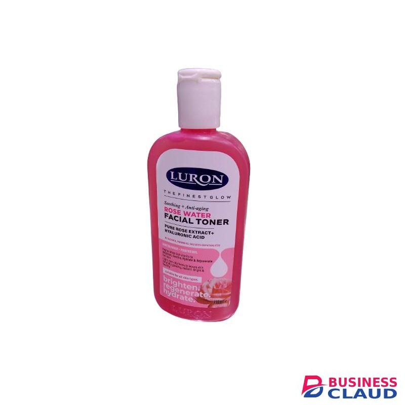 LURON The Finest Glow - Soothing Anti-Aging Rose Water Facial Toner