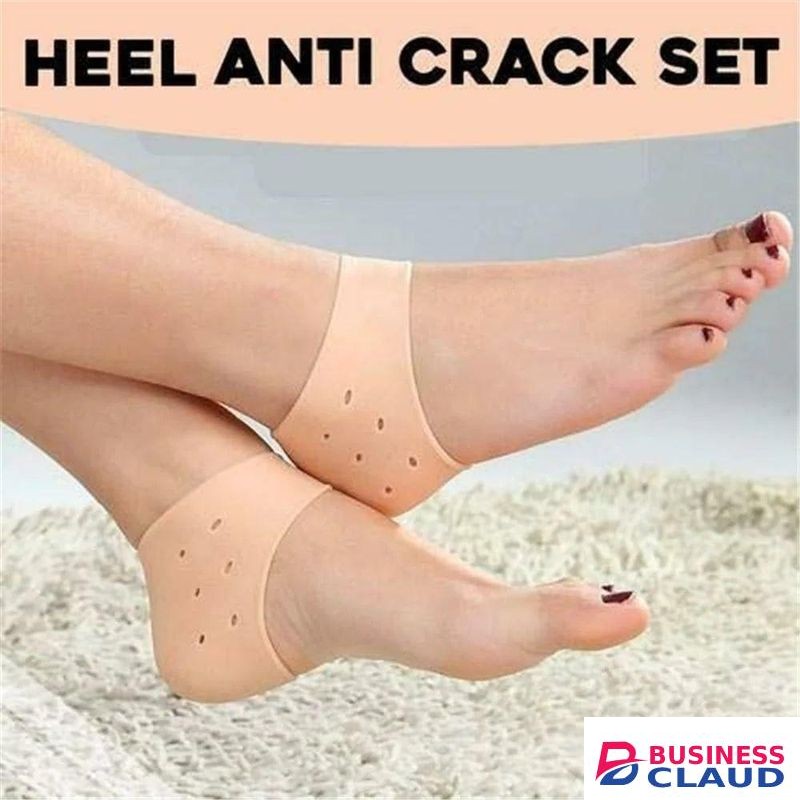 1 Pair Silicone Gel Socks Anti Cracking Liner Heel Socks Elastic Silicon Moisturizing Foot Skin Care Heel Foot Protection