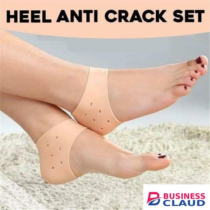 1 Pair Silicone Gel Socks Anti Cracking Liner Heel Socks Elastic Silicon Moisturizing Foot Skin Care Heel Foot Protection