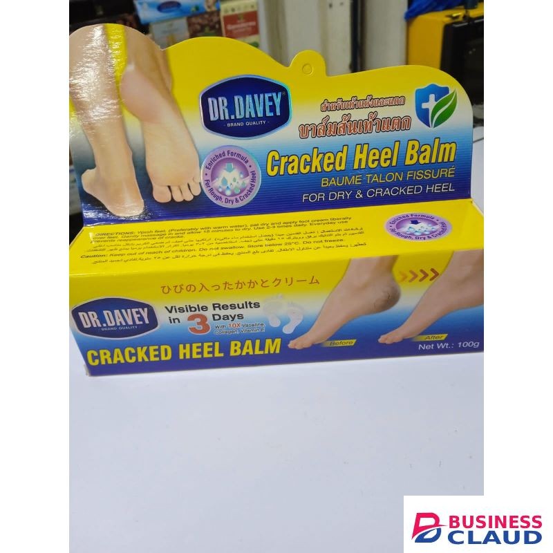 dr davey Dr. Davey Cracked Heel Balm For Dry Skin Foot Repair Softening Foot Cream