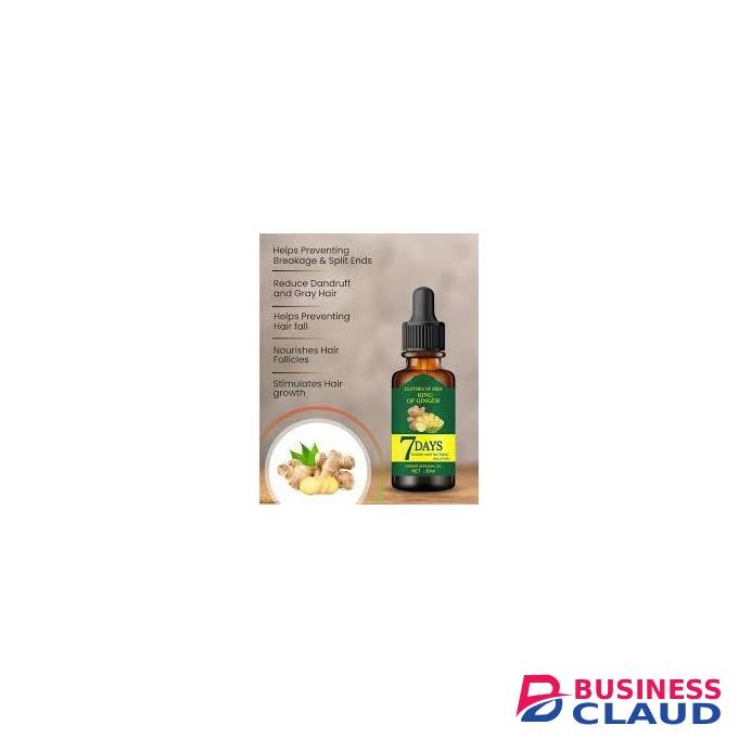 7 Day Essential Ginger Germinal Hair Growth Oil 30 ml: The Ultimate Solution for Hair Loss