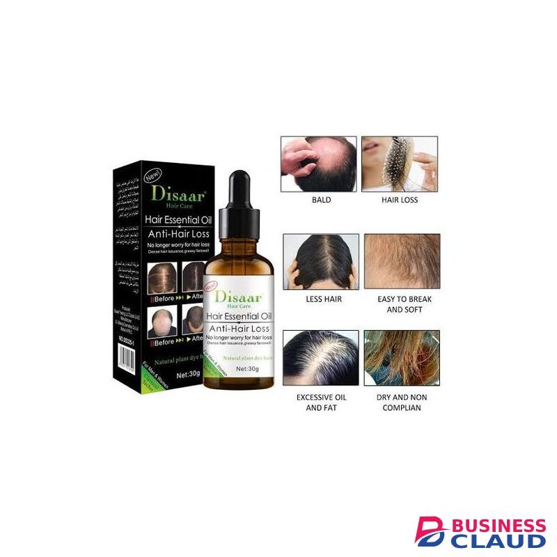 Disaar Hair Essential Oil, Growth Essence Anti-Hair Loss OiL-30g