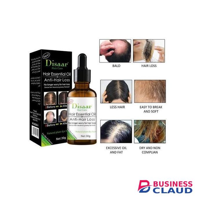 Disaar Hair Essential Oil, Growth Essence Anti-Hair Loss OiL-30g