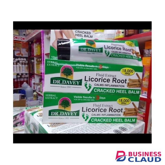dr davey Licorice Root Calms Inflamation Cracked Heel Balm