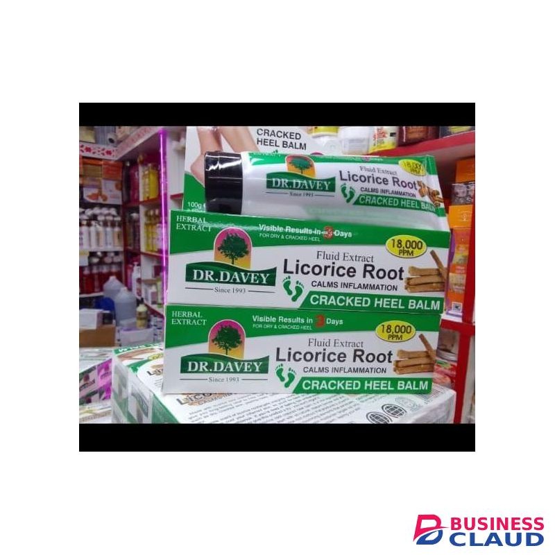 dr davey Licorice Root Calms Inflamation Cracked Heel Balm