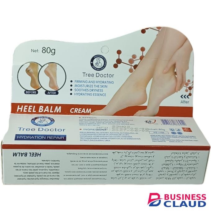 Tree Doctor HEEL BALM CREAM Hydration Repair CRACKING FEET REMEDY Firming Moisturizing Soothing Dryness