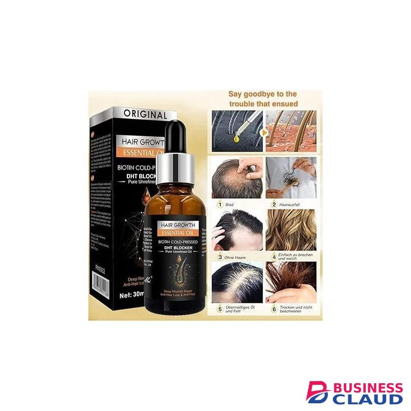 Pei Mei Original Hair Growth Essential Oil Biotin Cold-Pressed & DHT Blocker Hair Growth Oil 30ml