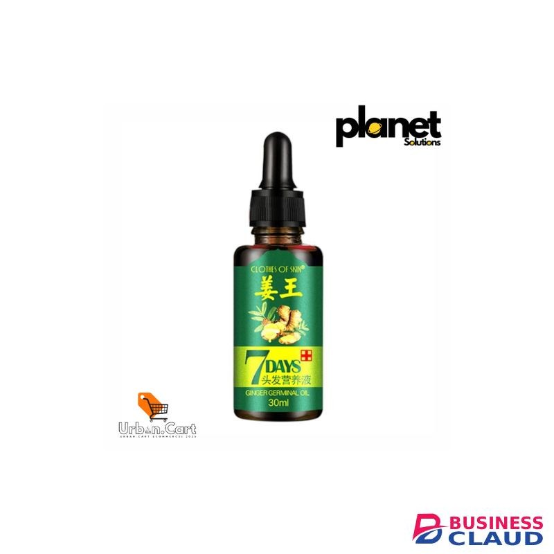 King Ginger Oil for Hair Growth - Biotin Hair Growth Serum, 100% Pure Natural Ginger Essential Oil - Promotes Stronger, Thicker, Longer Hair in Women & Men - 3.15 Fl Oz / 30ml
