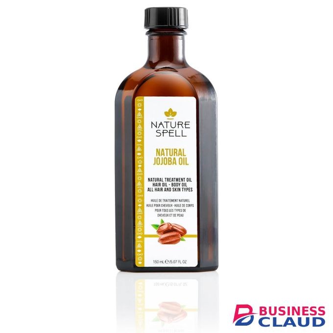 Nature Spell Jojoba Oil for Hair & Skin, Designed for All Hair Types, Targets Hair Loss & Treats Acne Scarring