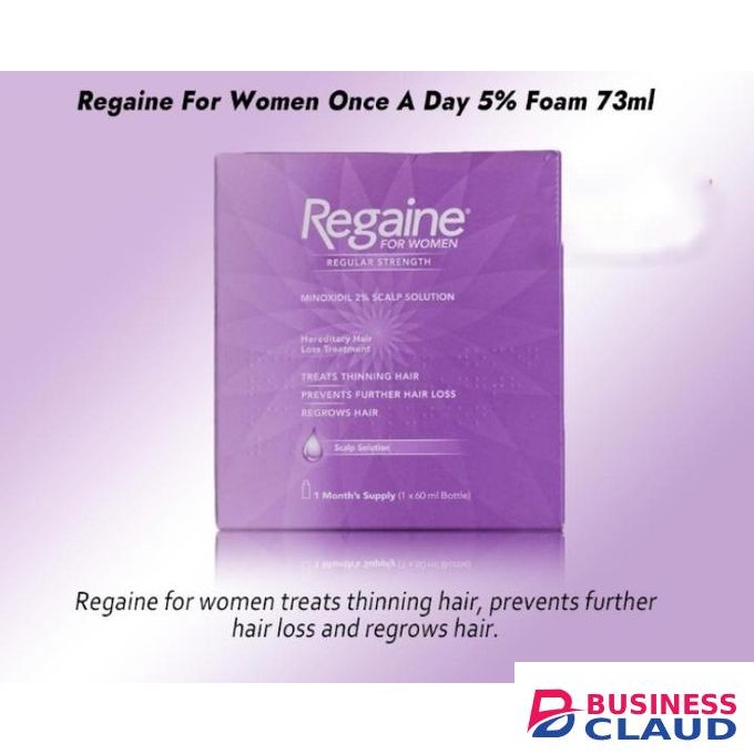 Regaine For Women Regular Strength once a day 2 % scalp solution 60 mls