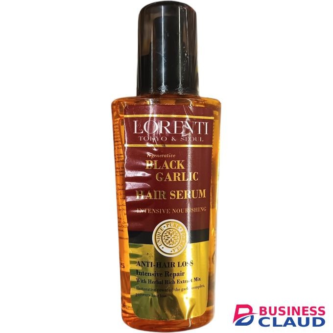 Lorenti Regenerative BLACK GARLIC HAIR SERUM Intensive Nourishing ANTI-HAIR LOSS Repair jm